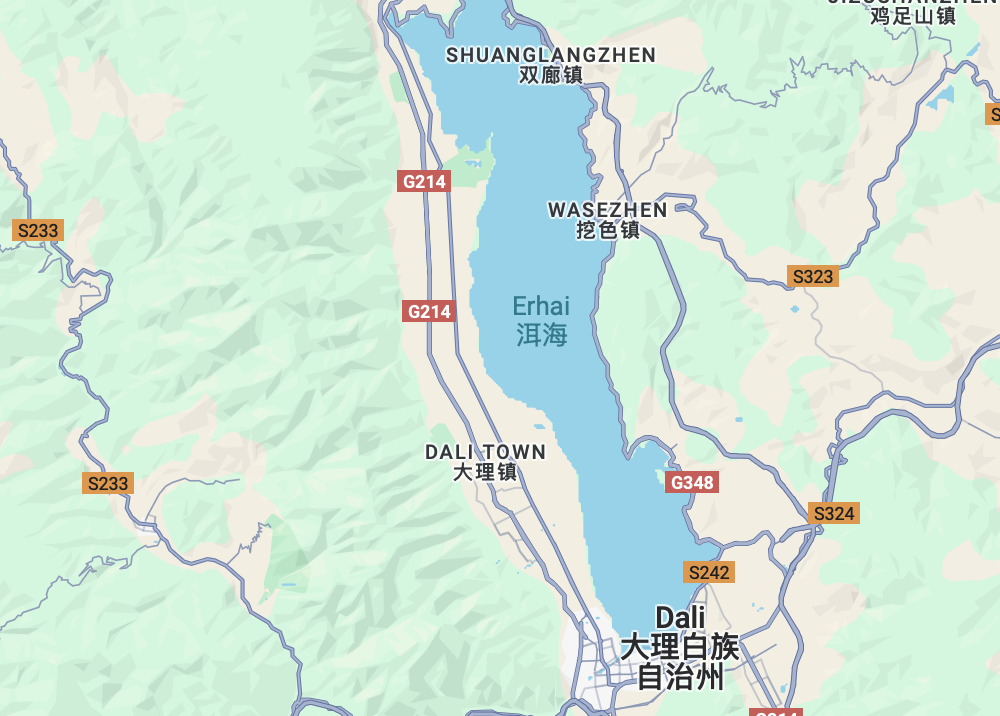Map of 大理